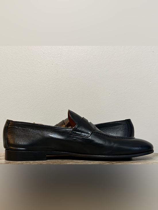 Brunello Cucinelli Black Leather Loafers Shoes EU 42 US 9 Slippers $1300 Italy main image 8